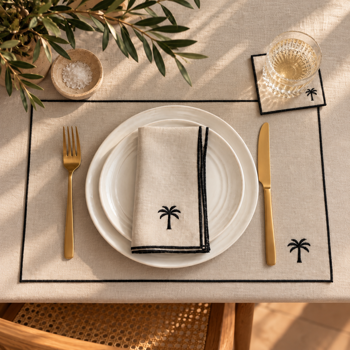 Coasters (set of 6) - The Palm Collection