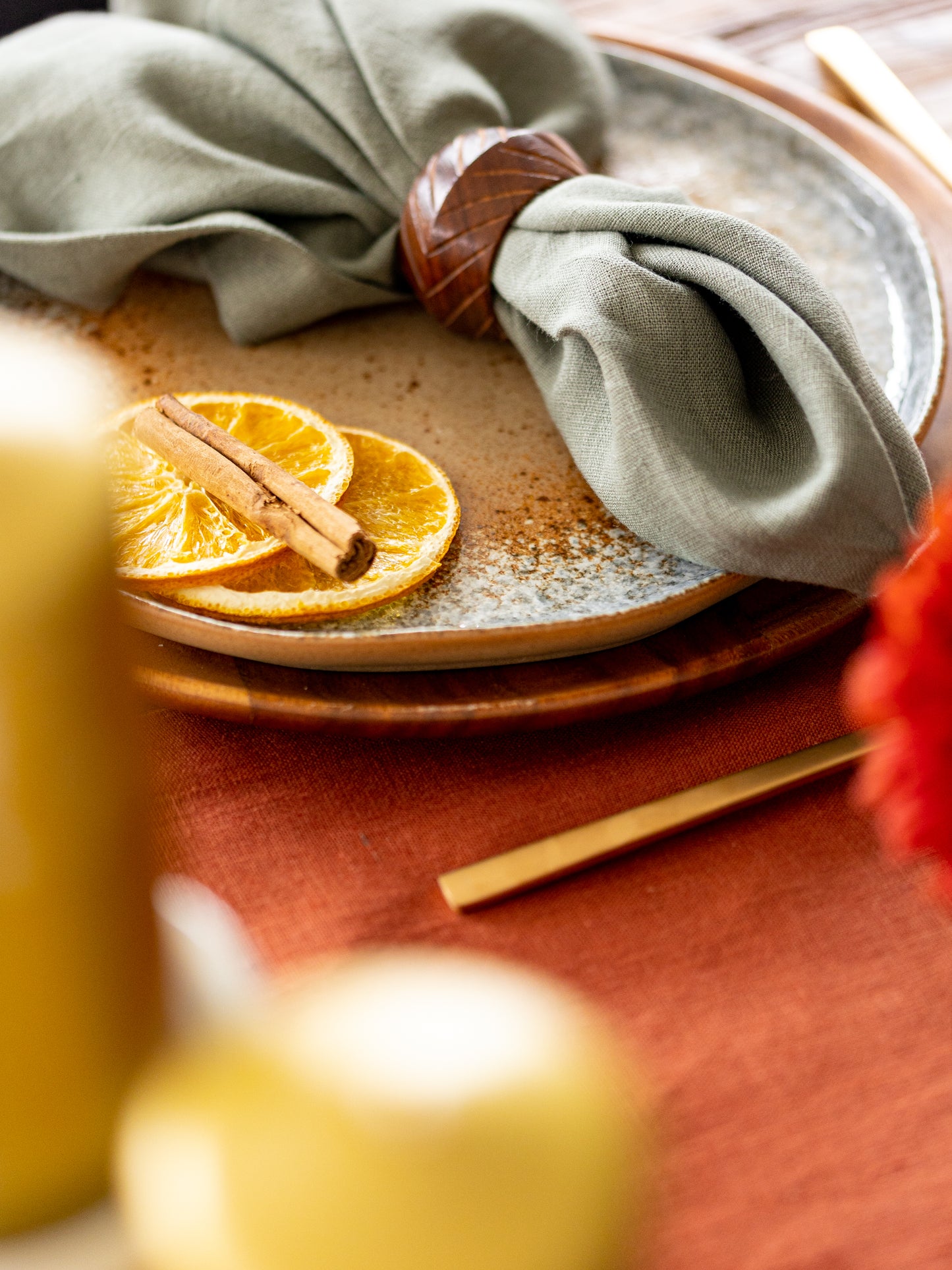 Tablecloth Terracotta