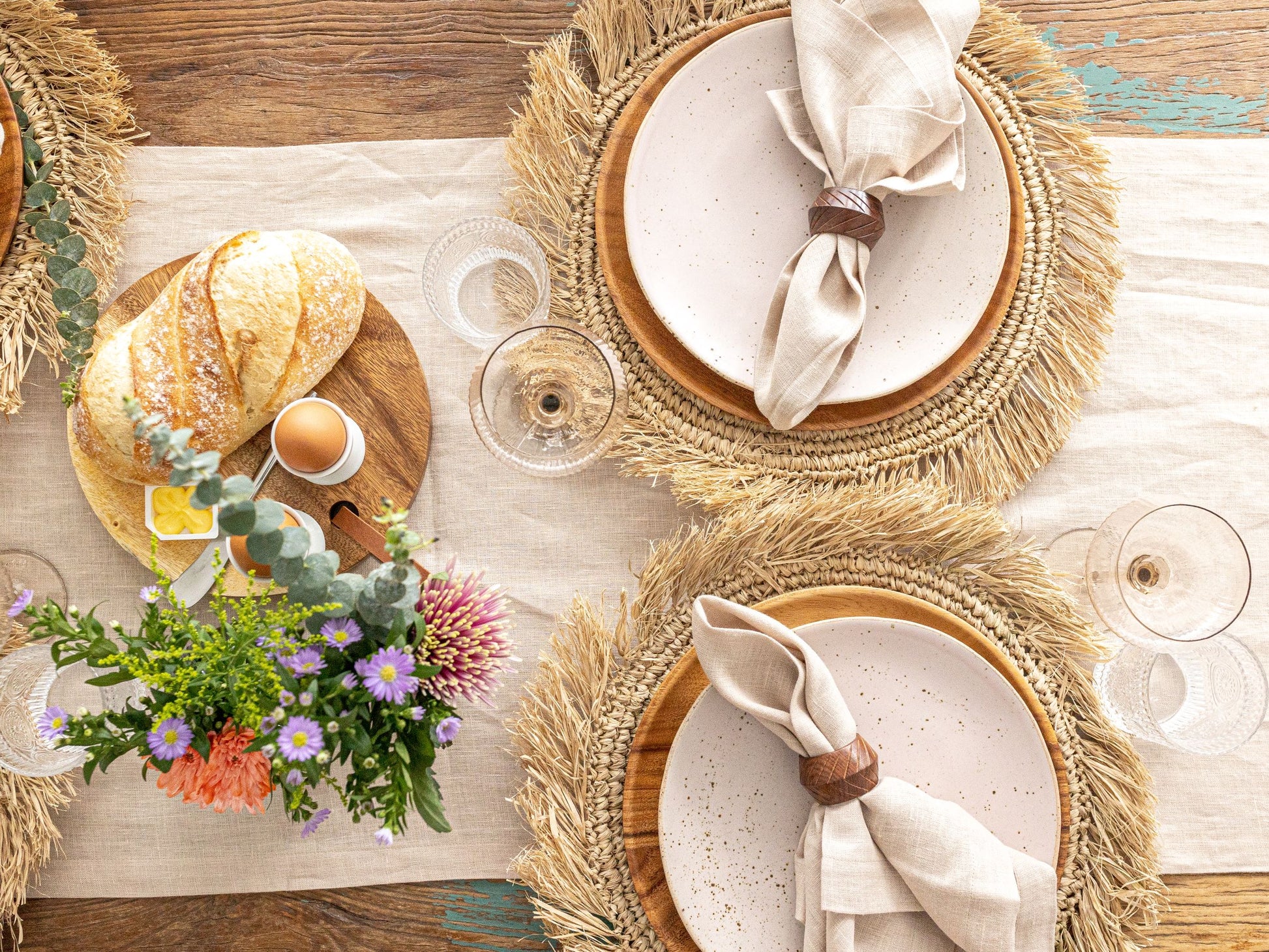 Table runner Sand for Dinner