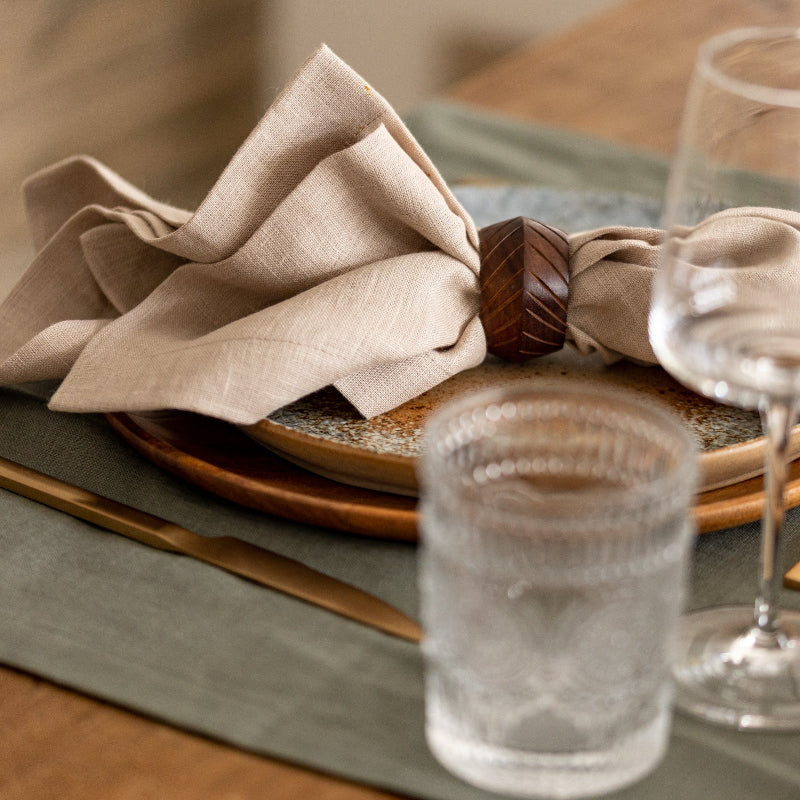 Sand linen napkins
