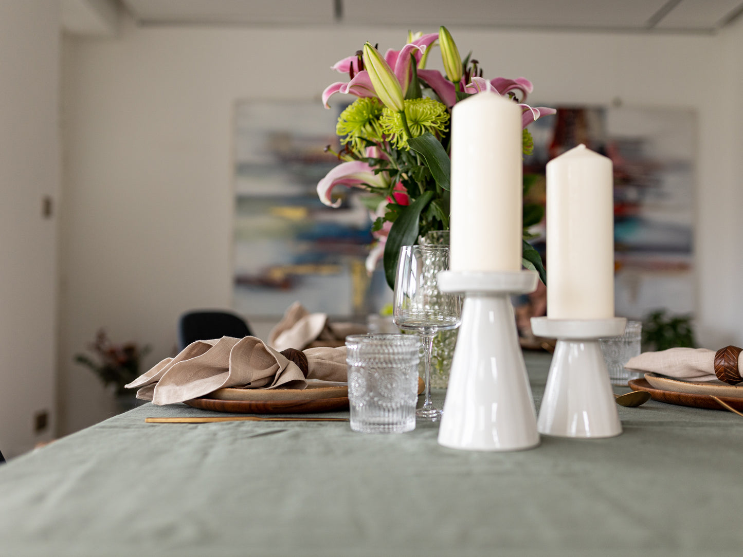 Tablecloth Olive